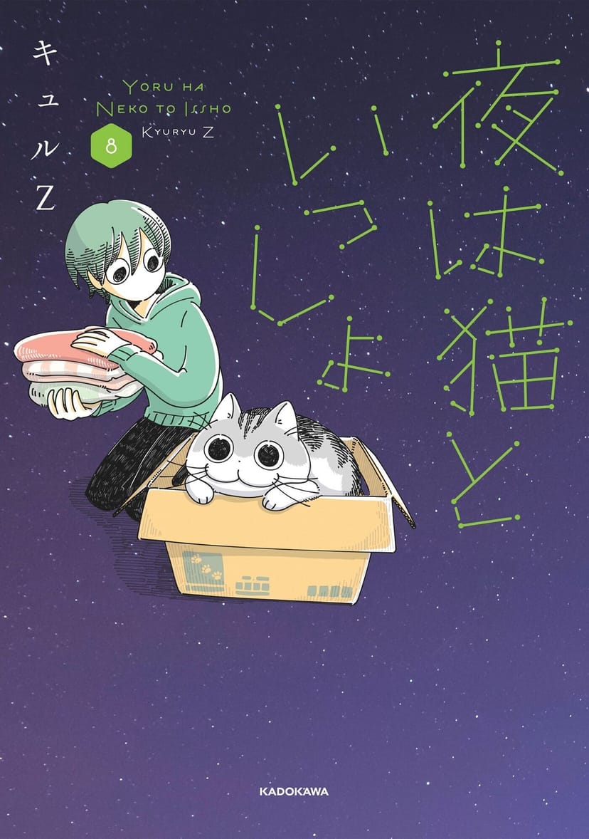 Couverture Nights With A Cat T8